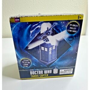 Doctor Who Flying Tardis Copter Remote Control 3" BBC Zeon New open box